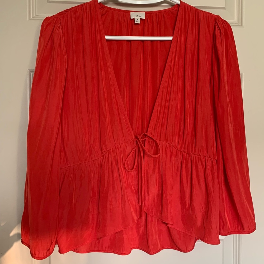 Wilfred Shanina Tie-Front Blouse